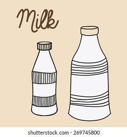 Food design over white background, vector illustration
