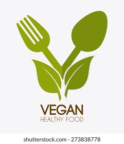 Food design over white background, vector illustration.