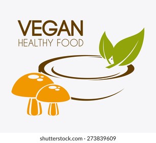 Food design over white background, vector illustration. Food design over white background, vector illustration.