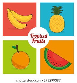 Food design over white background, vector illustration.