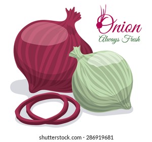 Food design over white background, vector illustration.