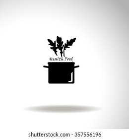 Food design over white background, vector illustration
