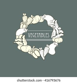 The food design over white background, vector illustration. 