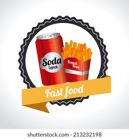 Food design over white background,vector illustration