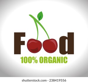 Food design over white background,vector illustration.