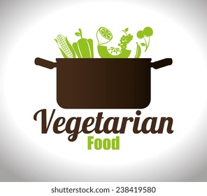 Food design over white background,vector illustration.