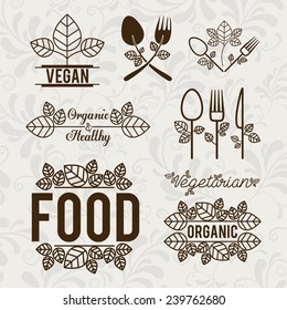 Food design over white background,vector illustration.