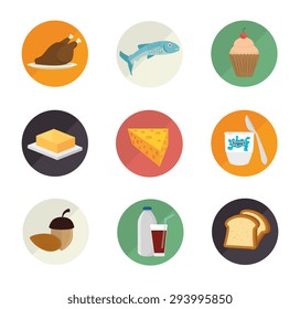 Food design, vector illustration eps 10.