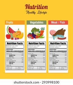 Food design, vector illustration eps 10.