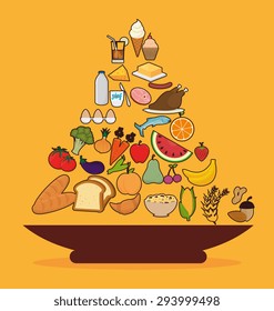 Food design, vector illustration eps 10.