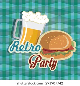 Food digital design, vector illustration eps 10.