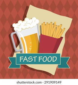 Food digital design, vector illustration eps 10.