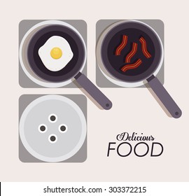 Food digital design, vector illustration eps 10 