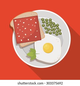Food digital design, vector illustration eps 10 