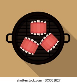 Food digital design, vector illustration eps 10 