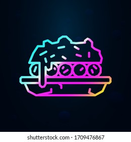 Food, dish, enchilada nolan icon. Simple thin line, outline vector of dia de muertos icons for ui and ux, website or mobile application