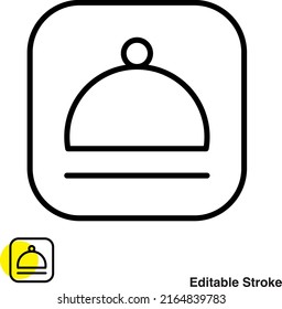 Food Dish Vector Line Icon