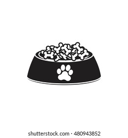 food for dog vector