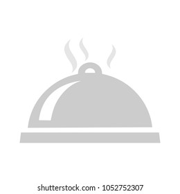 Food Dome - Catering Icon, Food Serving, Restaurant Vector Waiter Service - Dining Cover