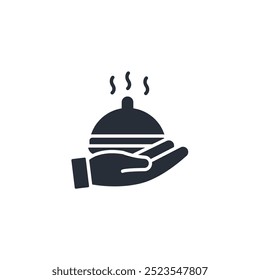 food donation icon. vector.Editable stroke.linear style sign for use web design,logo.Symbol illustration.