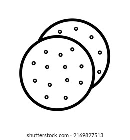 Food Donut Isolated Vector icon which can easily modify or edit

