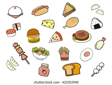 Food doodle