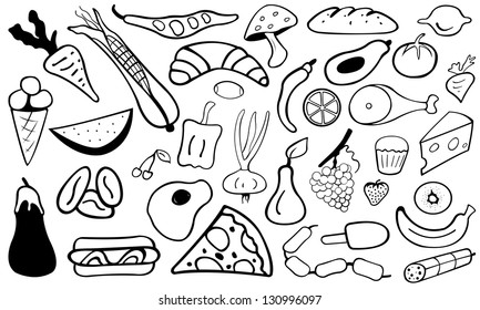 food doodle set