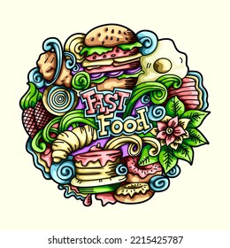 Ilustraciones de diseño de la colección de elementos del vector del dispositivo alimentario