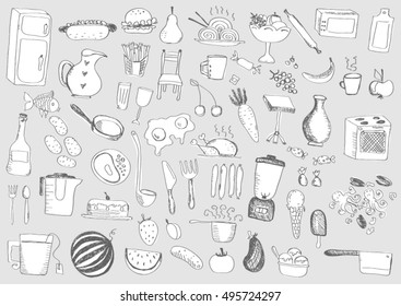 Food doodles