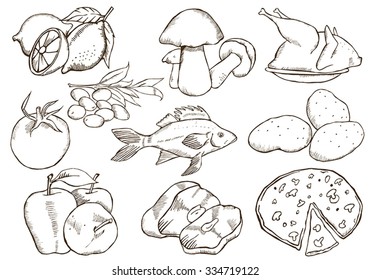 food drawing