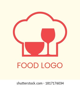 Food Drink and All Culinary Logo for Company and Restaurant. Colorful and Simple Logo. 