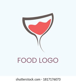 Food Drink and All Culinary Logo for Company and Restaurant. Colorful and Simple Logo. 