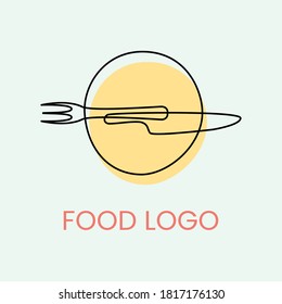 Food Drink and All Culinary Logo for Company and Restaurant. Colorful and Simple Logo. 