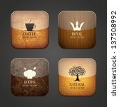 Food and drink application icons
