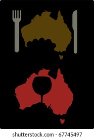 A food and drink Australia concept