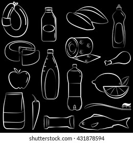 Food and Drink Background Texture