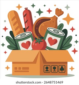 Geschenkbox für Essen und Trinken