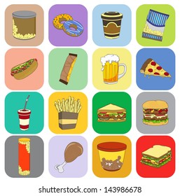 food and drink color button