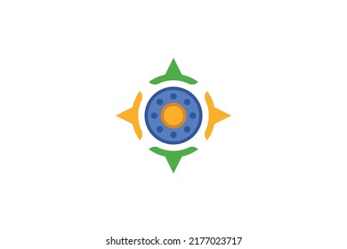 Food and Drink Colored Logo Vector