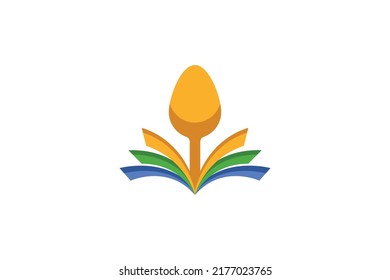 Food and Drink Colored Logo Vector