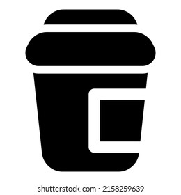 Food and Drink icon with black color