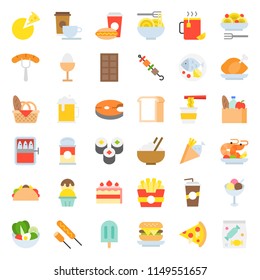 food and drink icon, gastronomy concept flat design