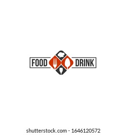 Food And Drink Icon For Restaurant Logo