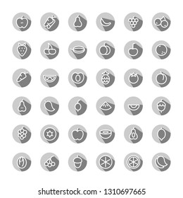 food and drink icon set 