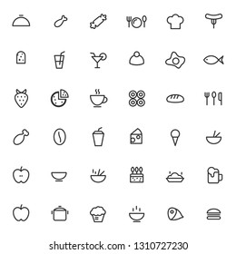 Food and Drink icon set