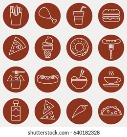 Food & Drink Icon Set