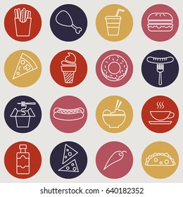 Food & Drink Icon Set