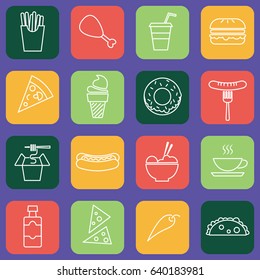 Food & Drink Icon Set
