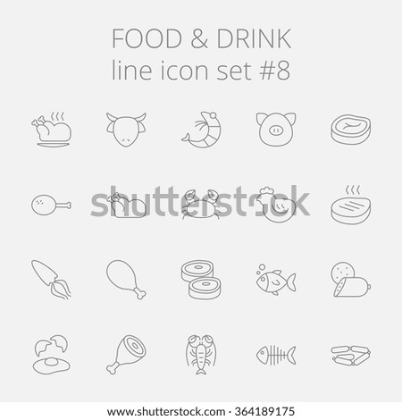 Similar – Image, Stock Photo Cooking pork steaks with wine concept.