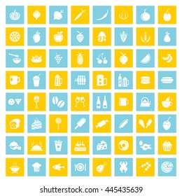 Food & Drink Icon Set. Eps-10.